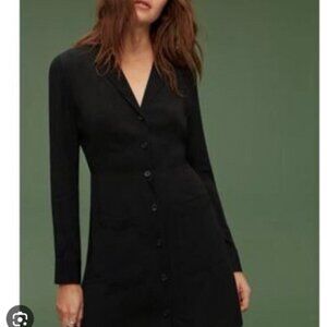 Wilfred Aritzia Myriem button mini dress Sz 4